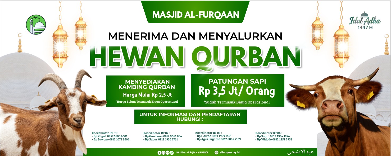 Penerimaan dan Penyaluran Hewan Qurban