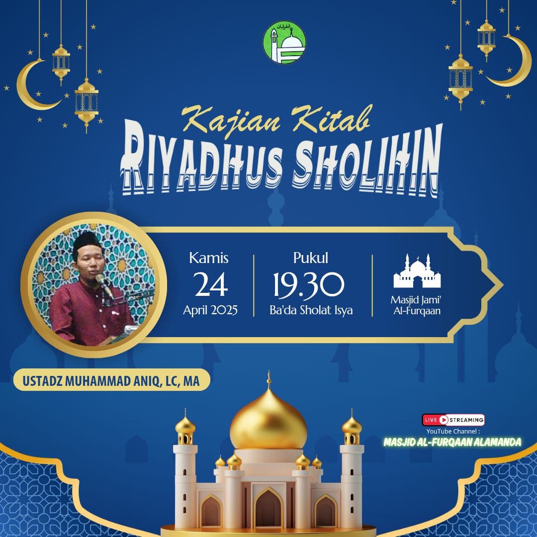 Kajian Kitab Riyadussolihin